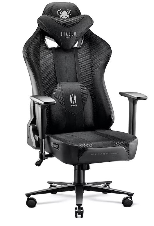 Žaidimų kėdė Diablo X-Player 2.0 Normal Size, black-black