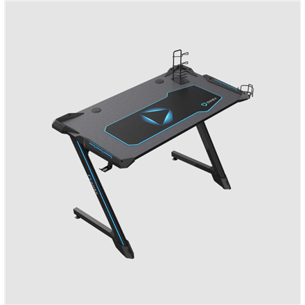 Onex  RGB Gaming Desk w/Cup holder, headset hook, Gamepad holder, 114cm(w)  GD1200Z  Black