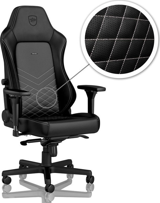 Seat Noblechairs Player seat Noblechairs HERO (black and white)