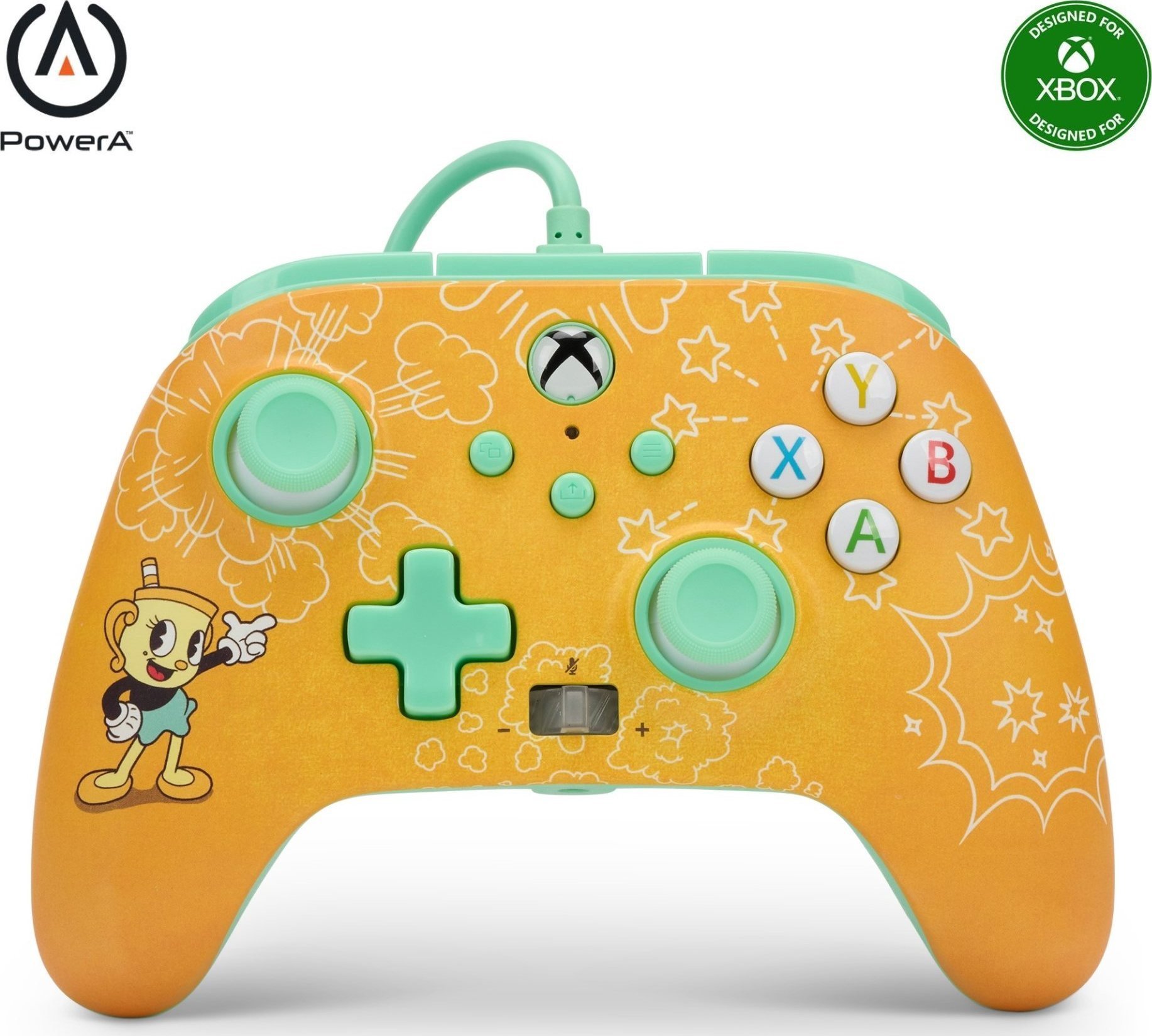 Pad PowerA PowerA Xbox Series PC Pad wired Enhanced Cuphead: Ms. Chalice