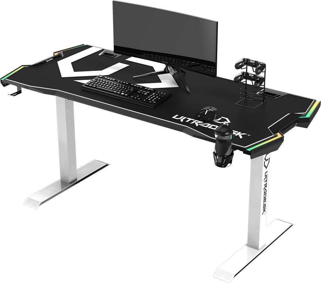 Desk Ultradesk Force Snow White 166 cmx70 cm