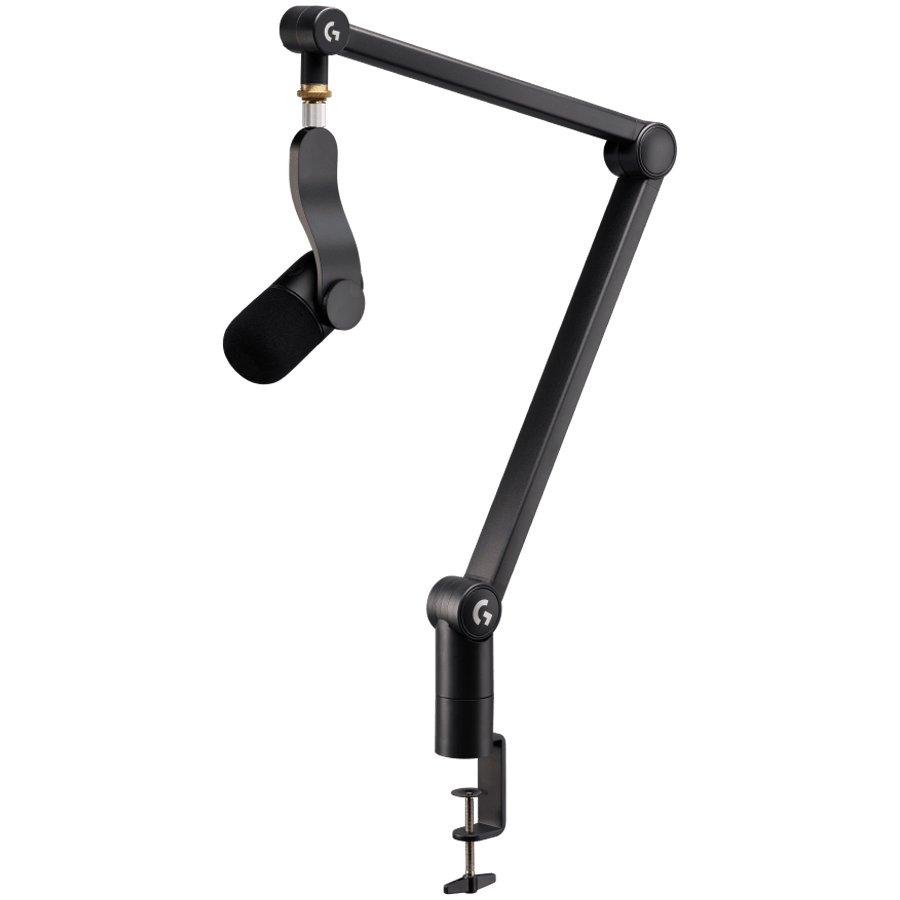 LOGITECH G Yeticaster GX Dynamic RGB Gaming Mic with LIGHTSYNC and Premium Desktop Microphone Boom