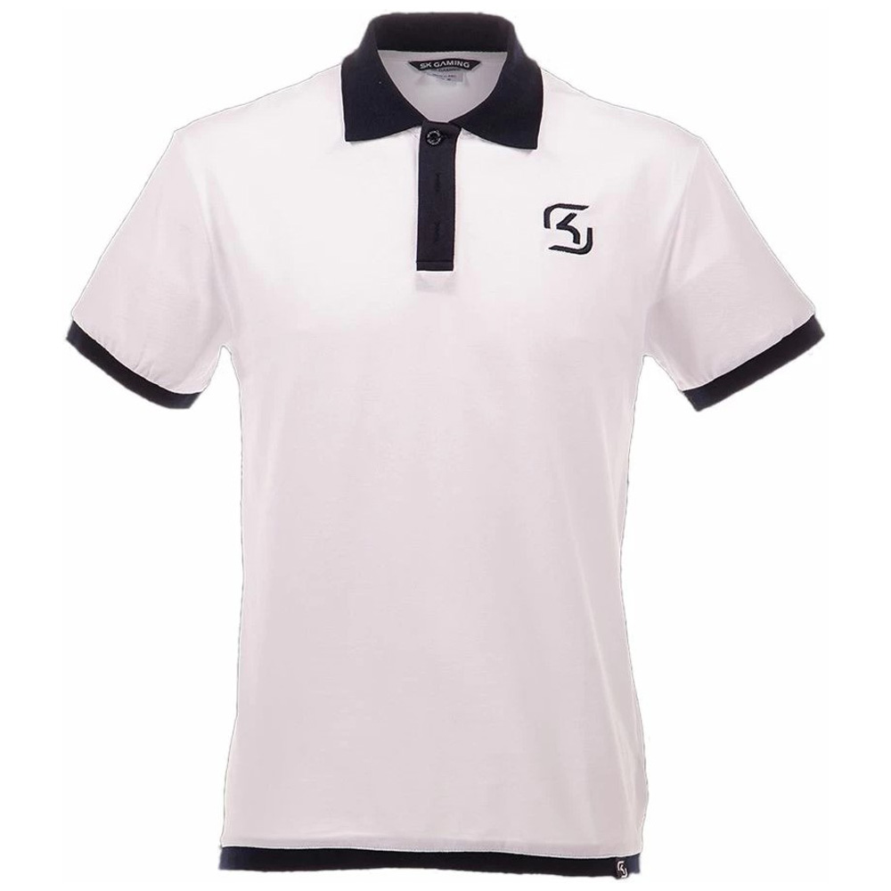 SK GAMING POLO 2017 white M