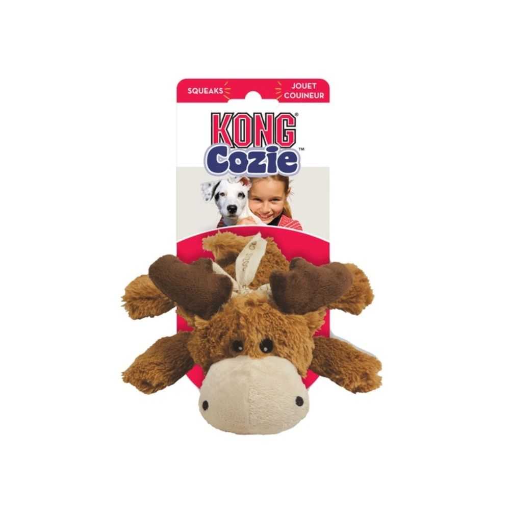 KONG Cozies Marvin Moose Jumbo pliušinis žaislas šunims 30,4 cm x 36,2 cm