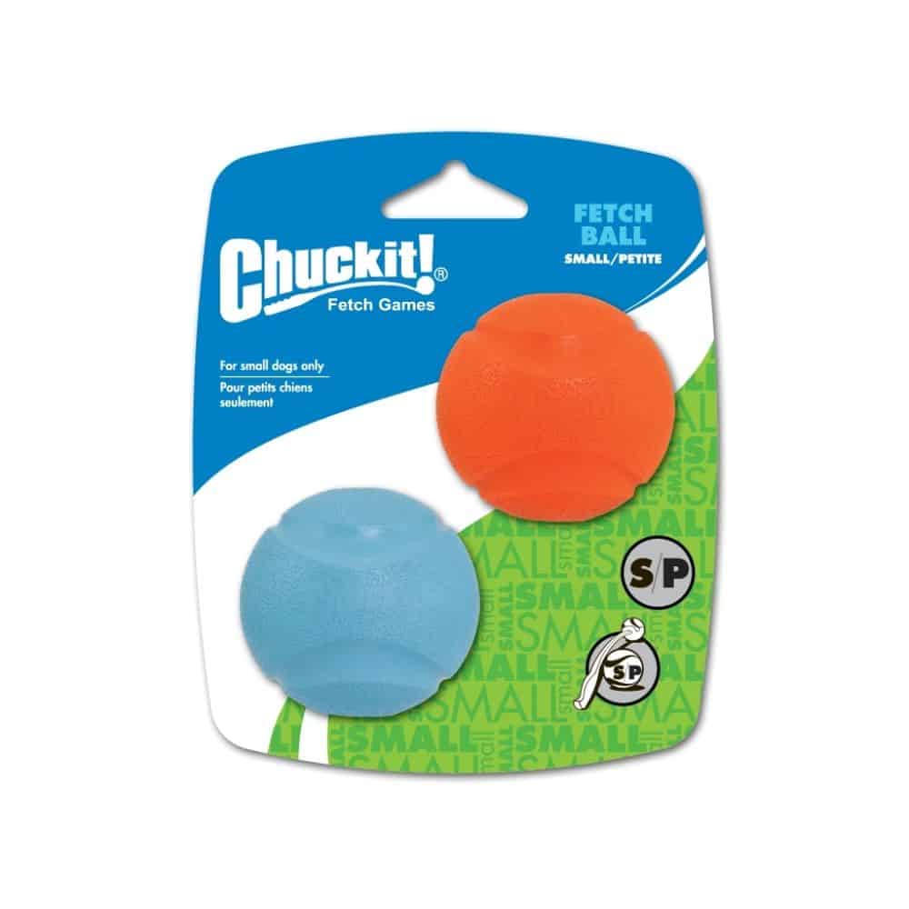 Chuckit! Fetch Ball patvarūs, švilpiantys kamuoliai šunims (S, M, L dydis) - Produkto Dydis S X 2vnt.