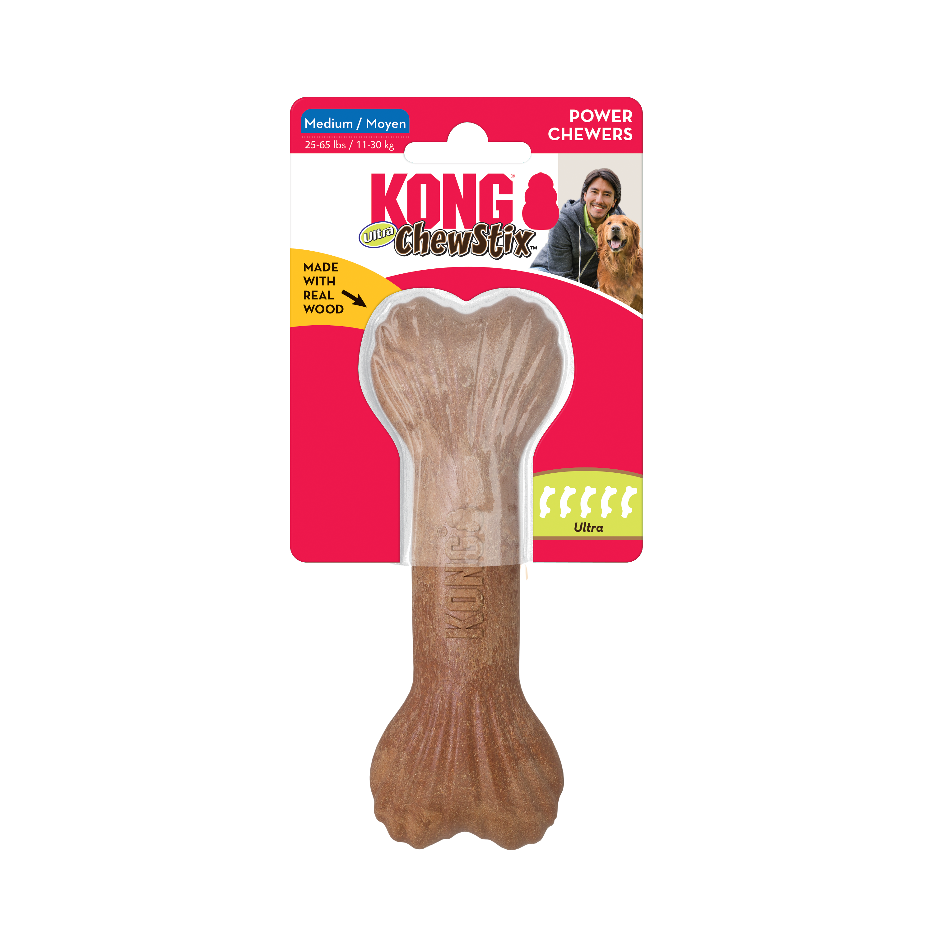 Medinis žaislas-kramtukas "KONG Chewstix Ultra"