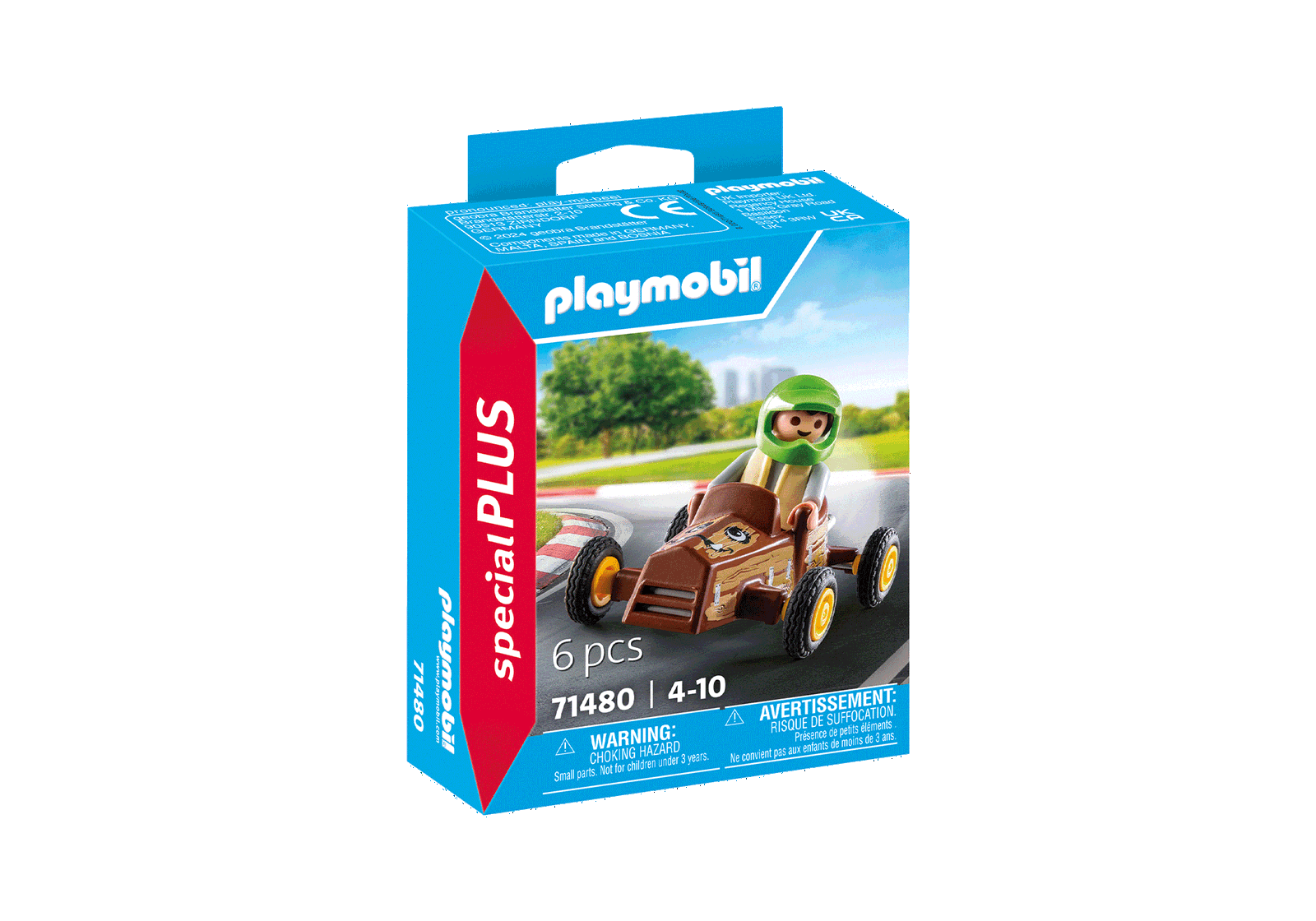 Vaikas su lenktyniniu automobiliu PLAYMOBIL SPECIAL PLUS 71480