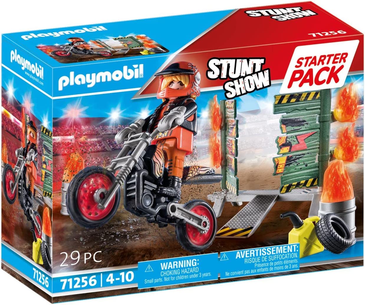 Pradinis rinkinys „Kaskadininko šou“  PLAYMOBIL CITY ACTION 71256