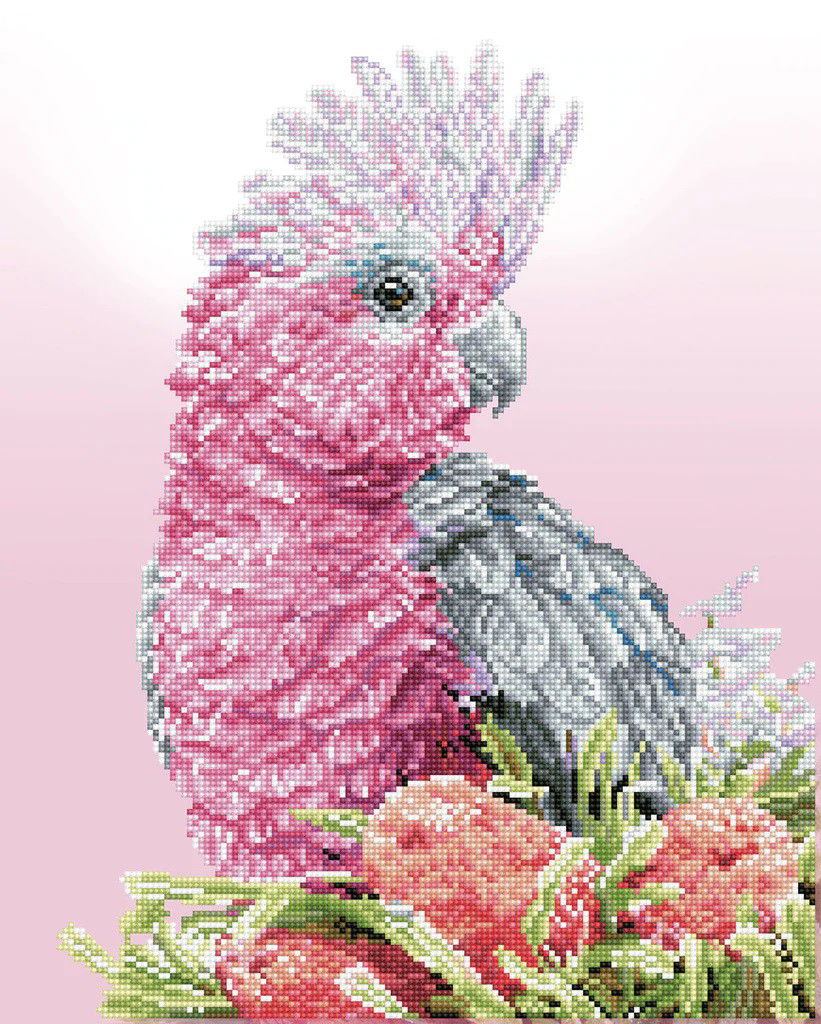 Deimantinė mozaika PINK GALAH BANKSIA 41x51 cm