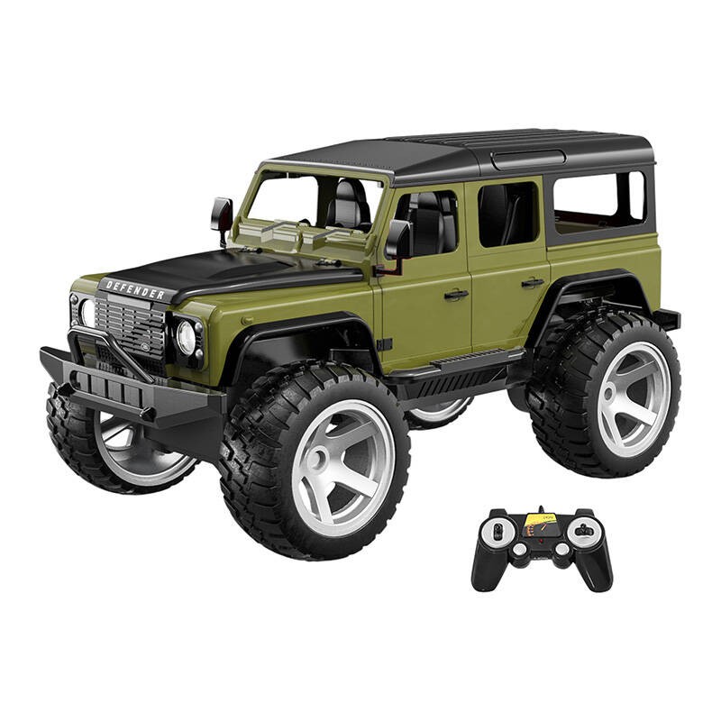 RC nuotolinio valdymo automobilis 1-14 Double Eagle (tamsiai žalias) Land Rover Defender E362-003