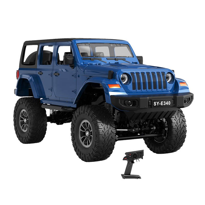 Nuotoliniu būdu valdomas automobilis 1-14 Double Eagle (mėlynas) Jeep Crawler Pro E340-003