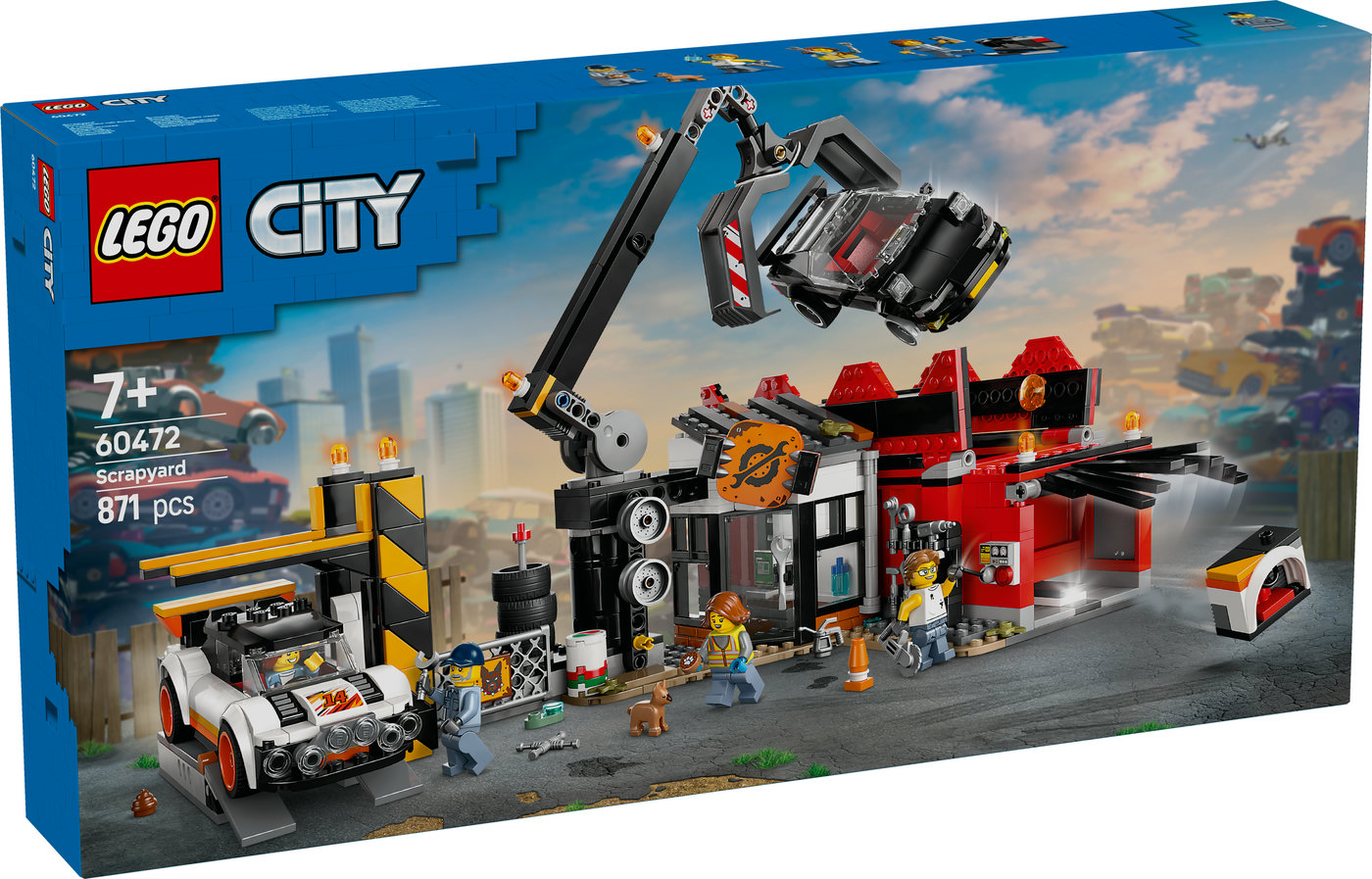 LEGO City Automobilių sąvartynas, vaikams nuo 7 metų 60472