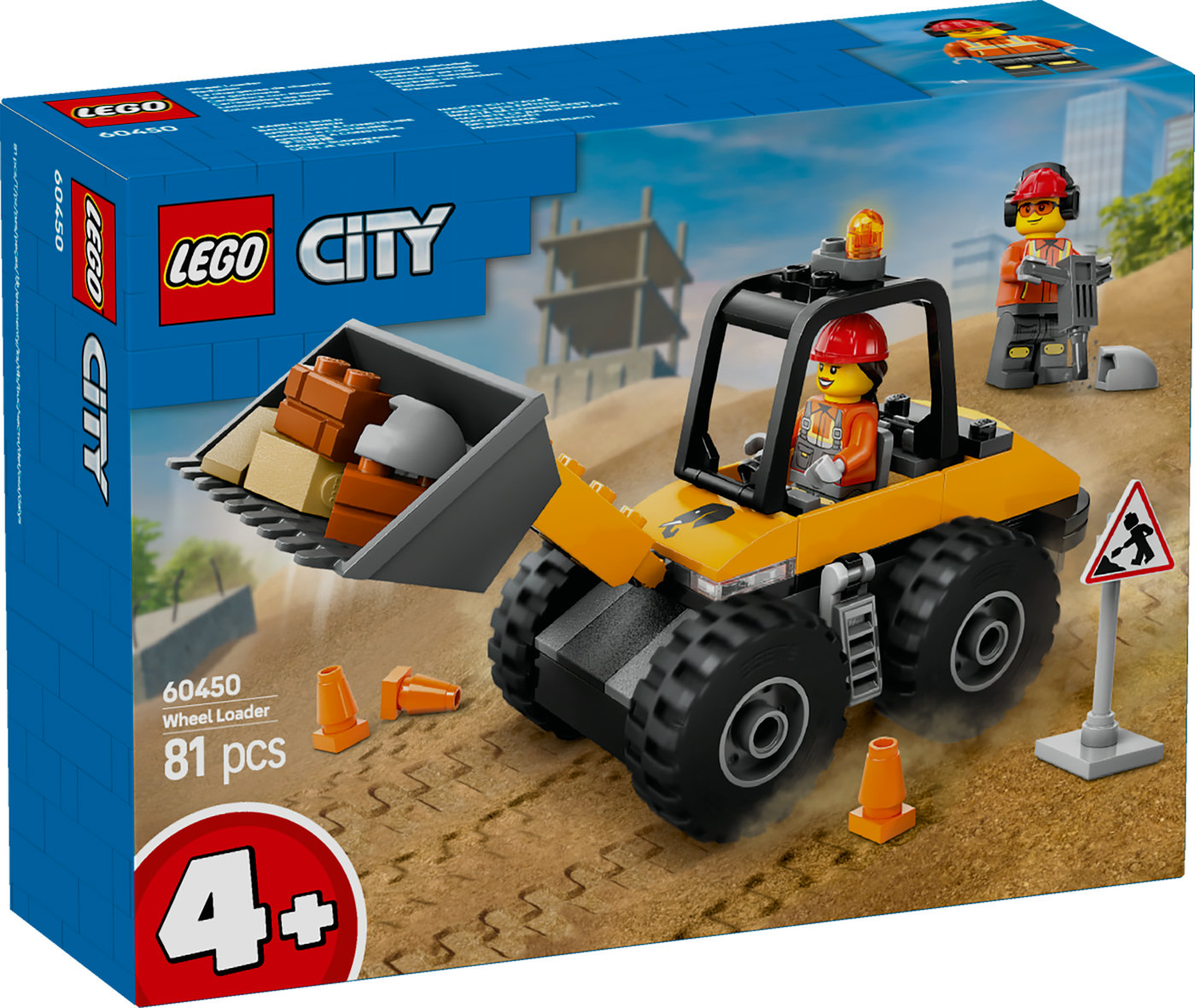 LEGO® City Geltonas statybinis krautuvas Rinkinys 60450