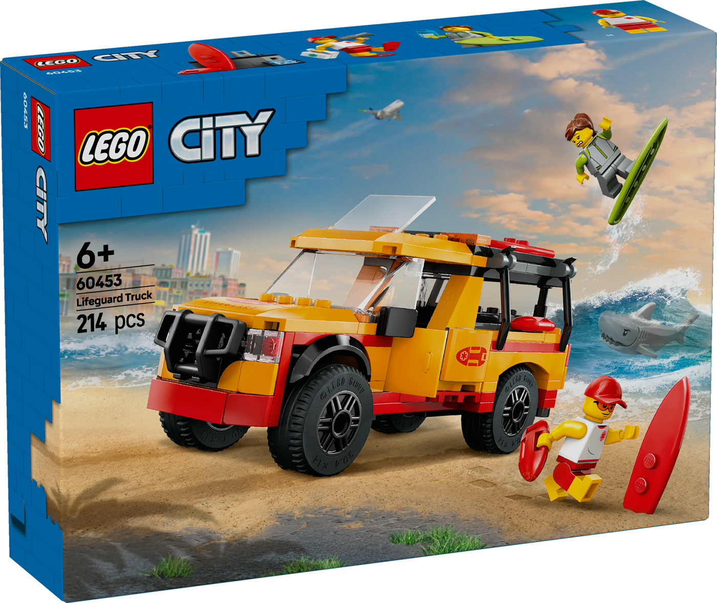 LEGO® City Paplūdimio gelbėtojų sunkvežimis Rinkinys 60453