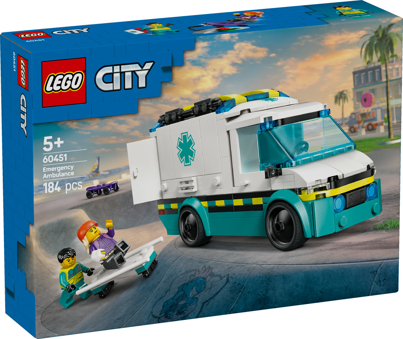 LEGO® City Greitosios pagalbos automobilis Rinkinys 60451