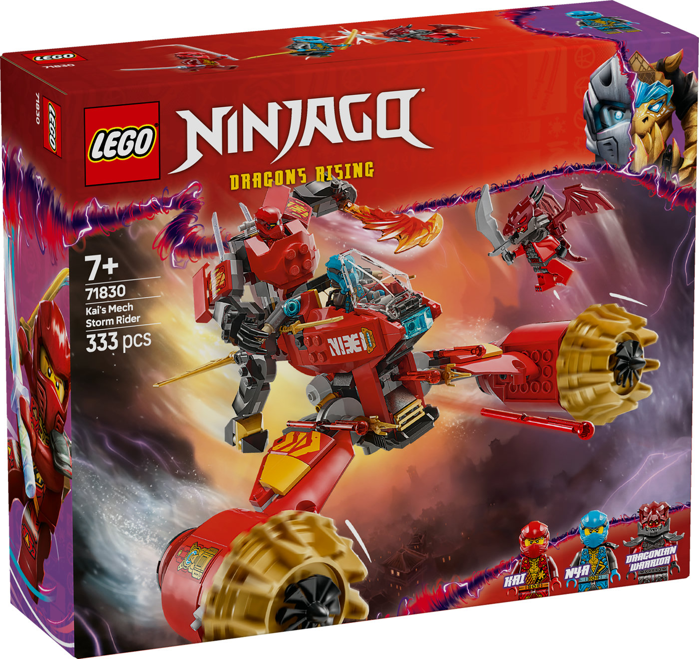 LEGO® NINJAGO® Kajaus audros robotas-motociklas 71830