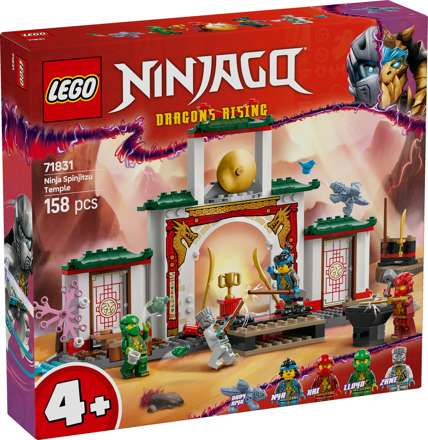 LEGO® NINJAGO® Nindzių Spinjitzu šventykla Rinkinys 71831