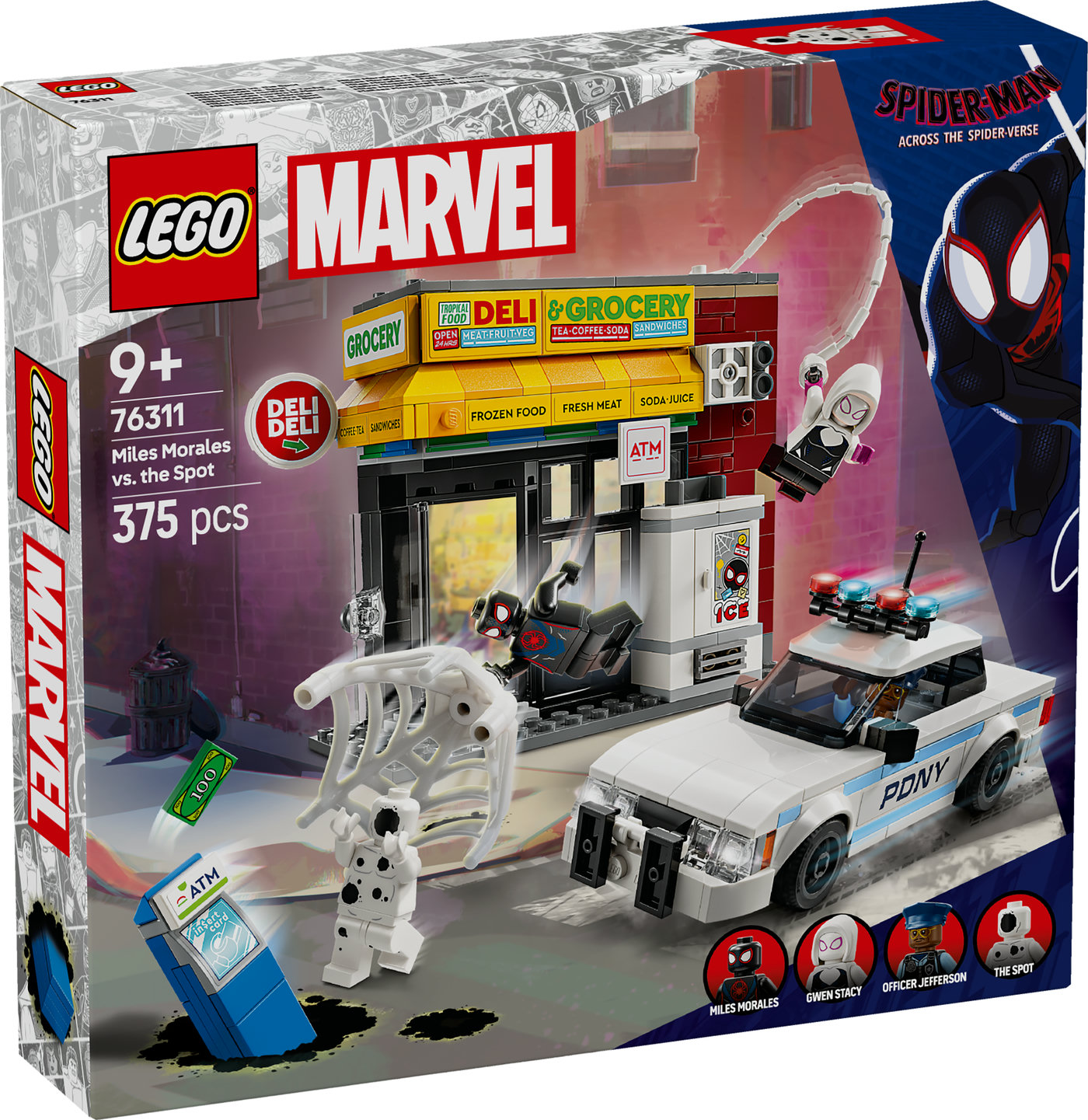 LEGO® Marvel Multivisata: Mailsas Moralesas prieš Dėmę 76311