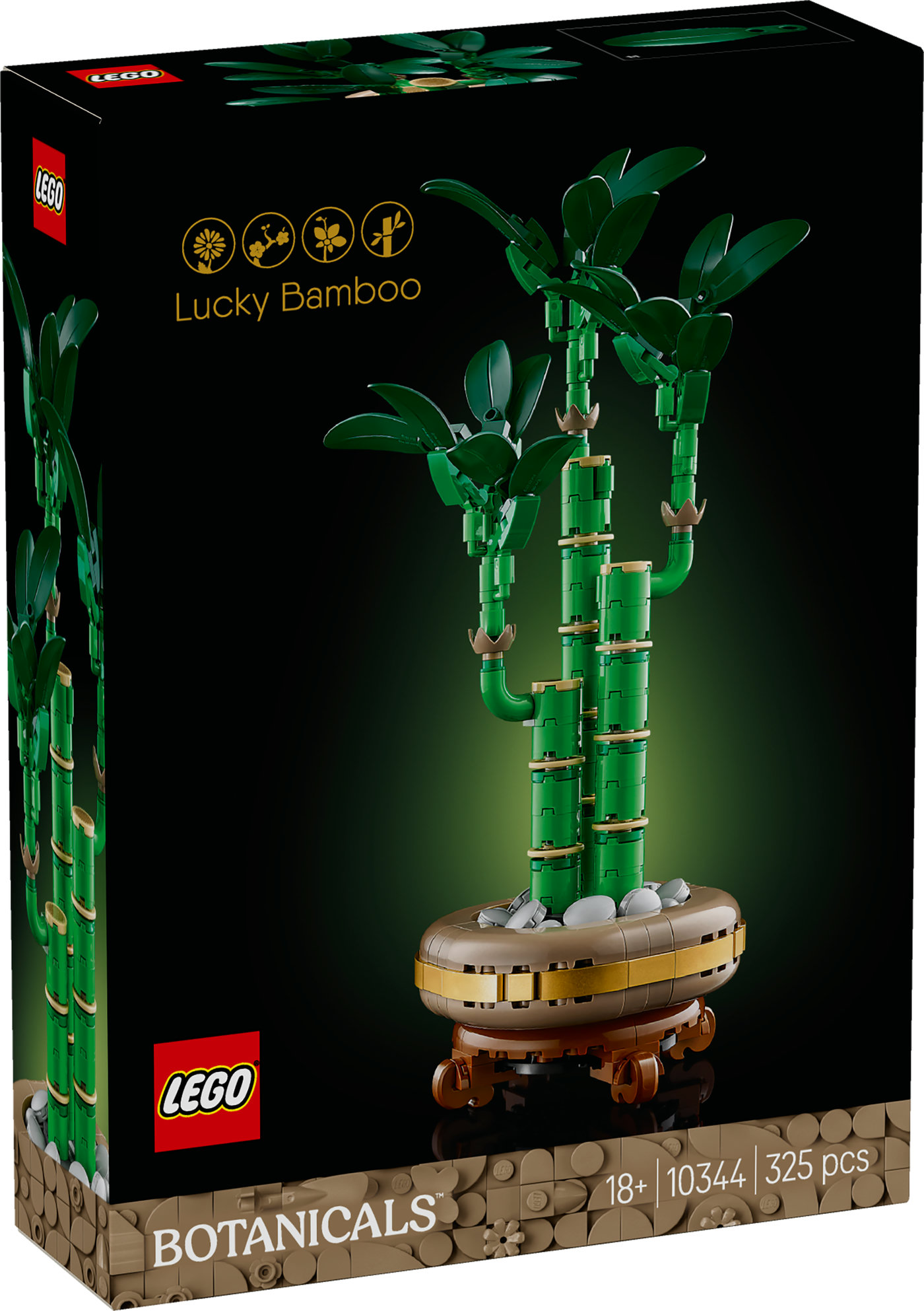 LEGO® Botanicals Laimę nešantis bambukas Dekoras 10344