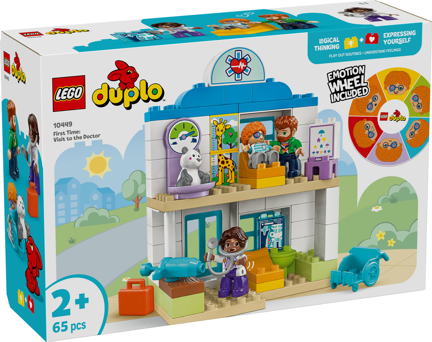 LEGO® DUPLO® Town Pirmasis apsilankymas pas gydytoją 10449