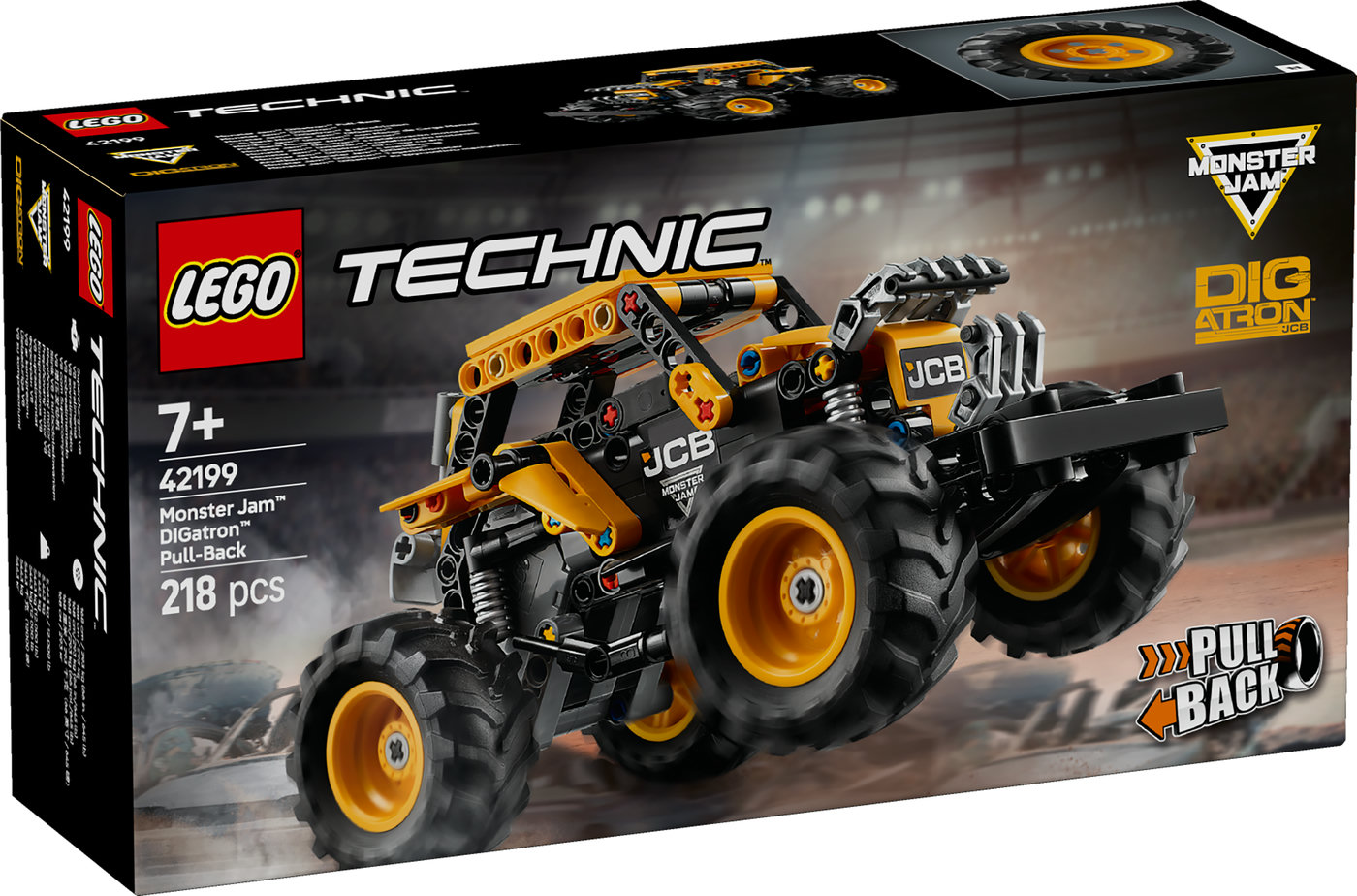 LEGO® Technic Monster Jam™ DIGatron™ su spyruokliniu mechanizmu 42199