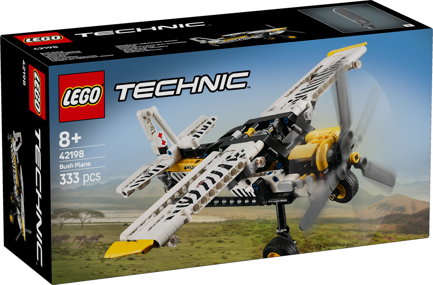 LEGO® Technic Krūmynų lėktuvas Orlaivis Dovana vaikams 42198