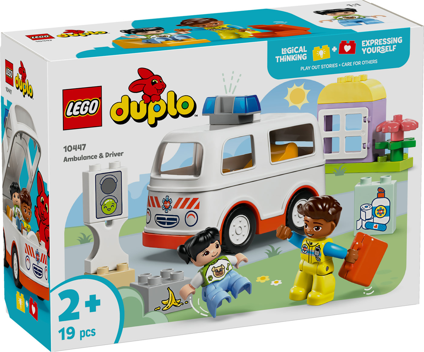 LEGO® DUPLO® Greitoji pagalba ir vairuotojas žaidimui vaidmenimis 10447