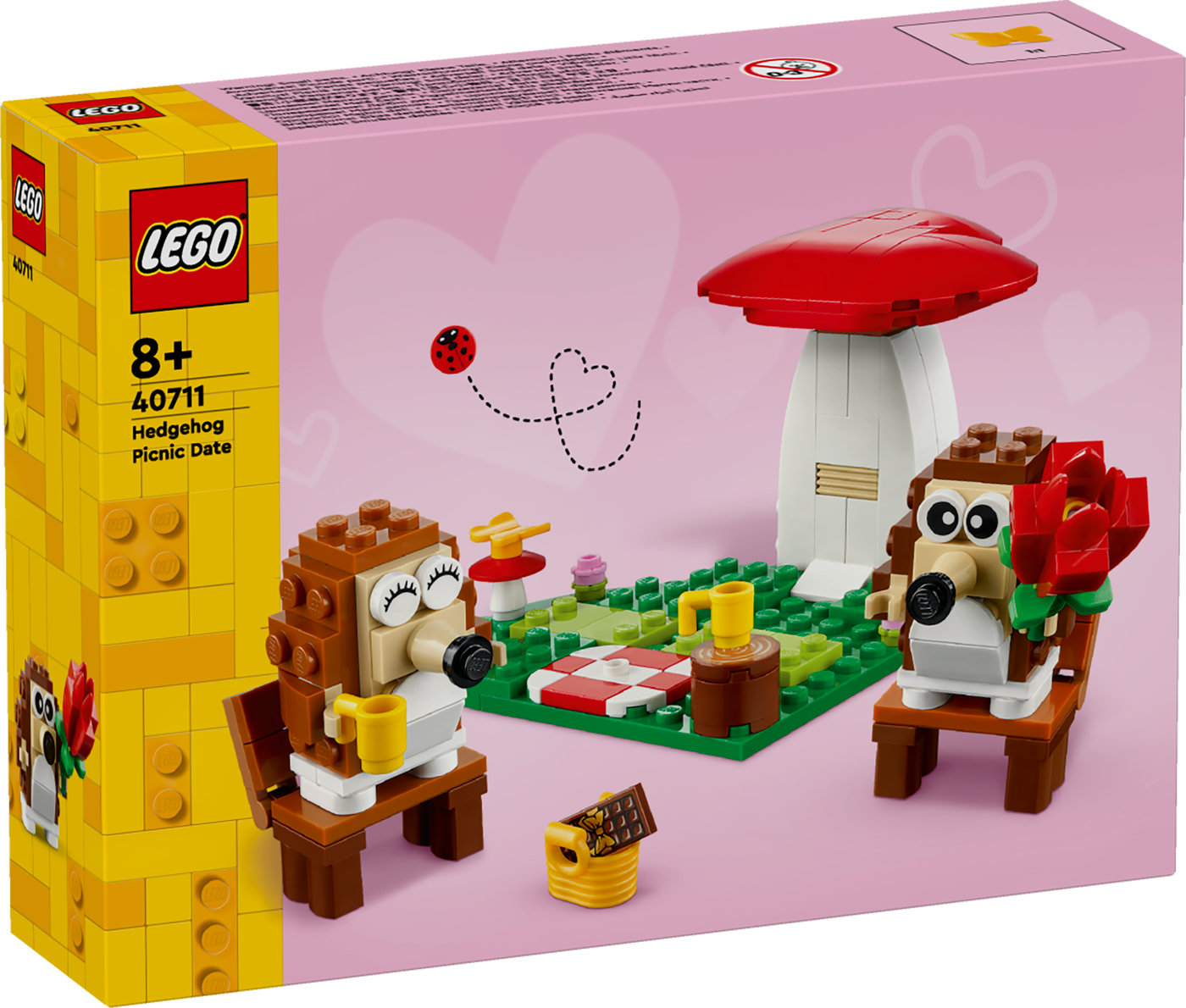 LEGO® ežiukų pasimatymo iškyla Žaislinių gyvūnų rinkinys 40711