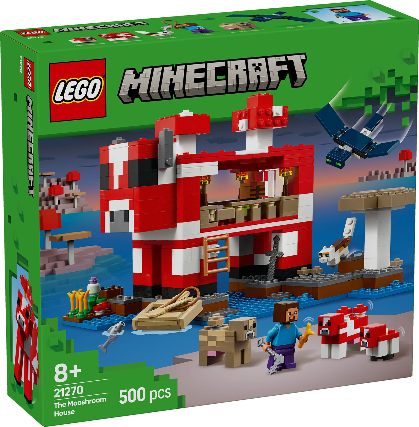 LEGO® Minecraft® Grybakarvių namas Rinkinys vaikams 21270