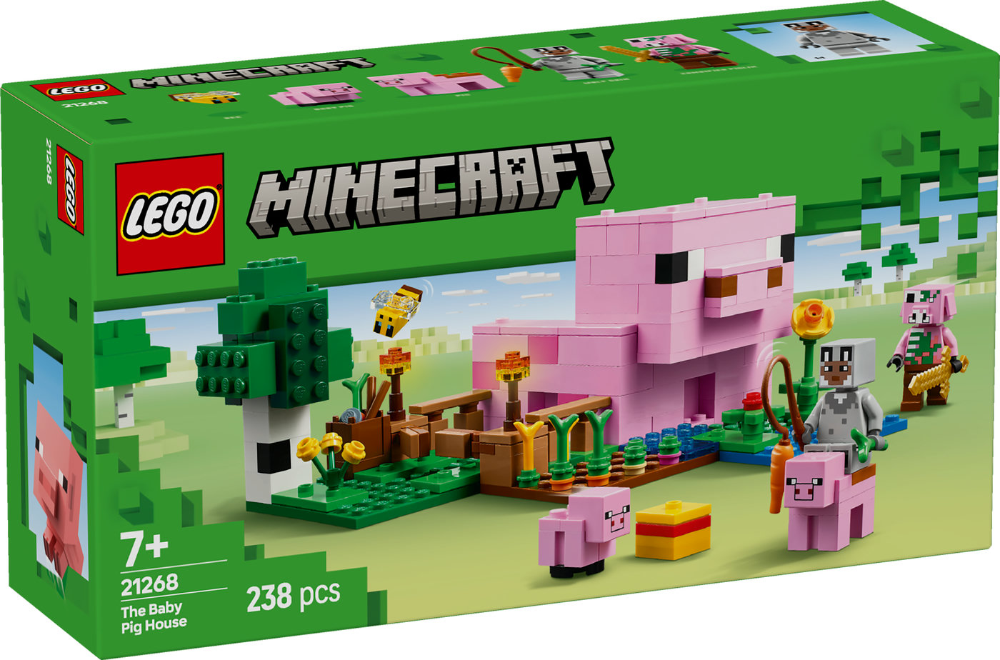 LEGO® Minecraft® Paršelių namas Rinkinys vaikams 21268