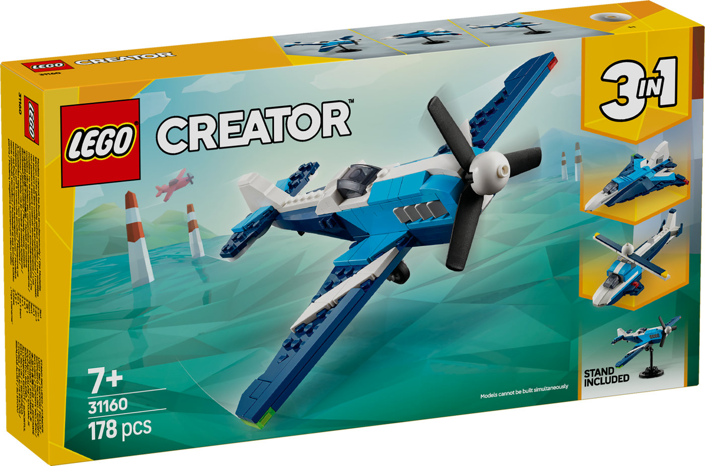 LEGO® Creator Orlaivis: lenktyninis lėktuvas Rinkinys 31160