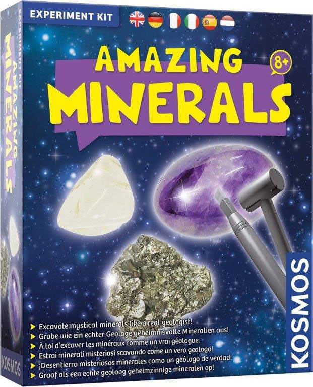 Lavinamasis rinkinys AMAZING MINERALS 8+