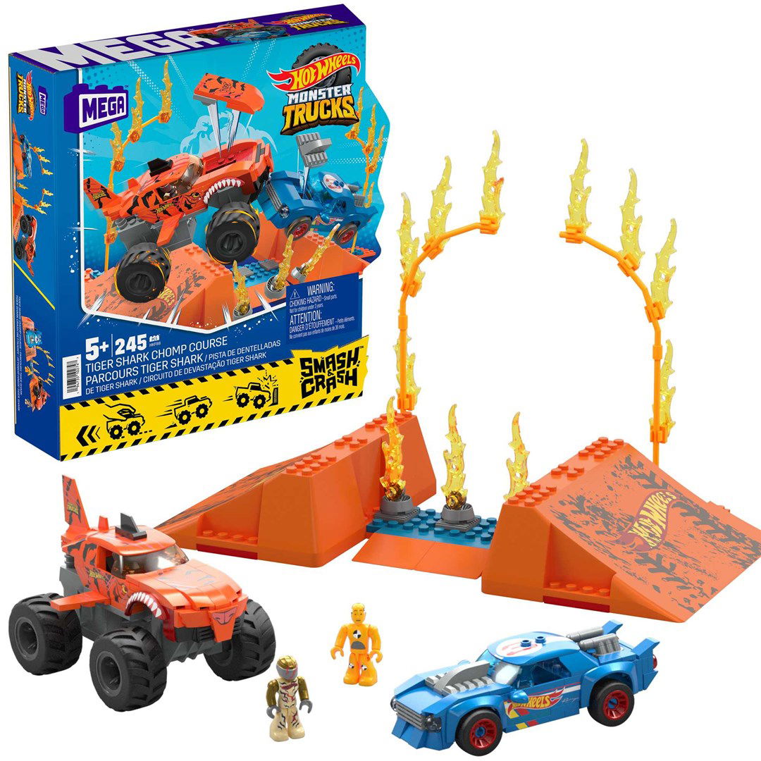 MEGA CONSTRUX HOT WHEELS konstruktorius Hot Wheels Susidūrimas