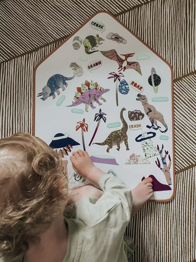 Ma Cabane à Rêves - magnetinė lenta namelio formos - Cabane Magnetic Whiteboard - Nude