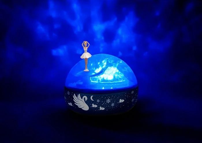 Trousselier muzikinis projektorius - Nightlight - Musical Star Projector Swan Lake - NEW