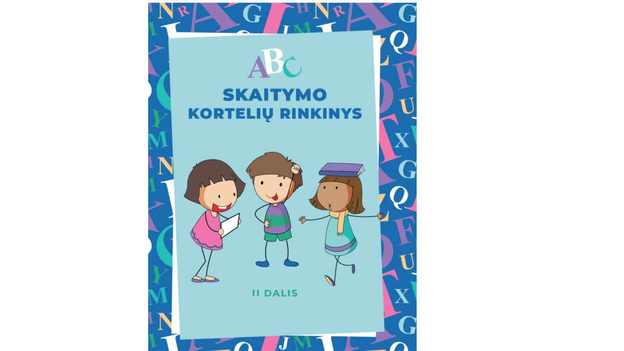 Skaitymo kortelių rinkinys, lietuvių kalba 2 dalis