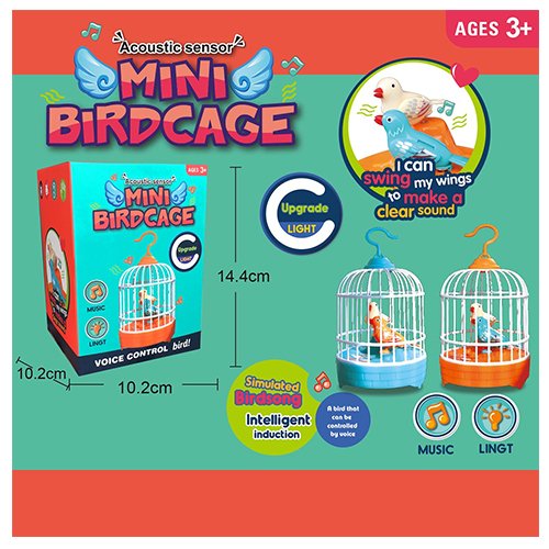 Mini narvas su paukščiais MINI BIRDCAGE, 1 vnt.