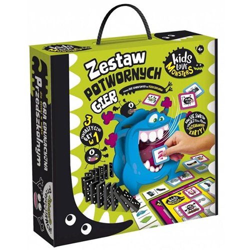 Žaidimas DOMINO MEMORY GAME AND MONSTER BINGO 3 IN 1