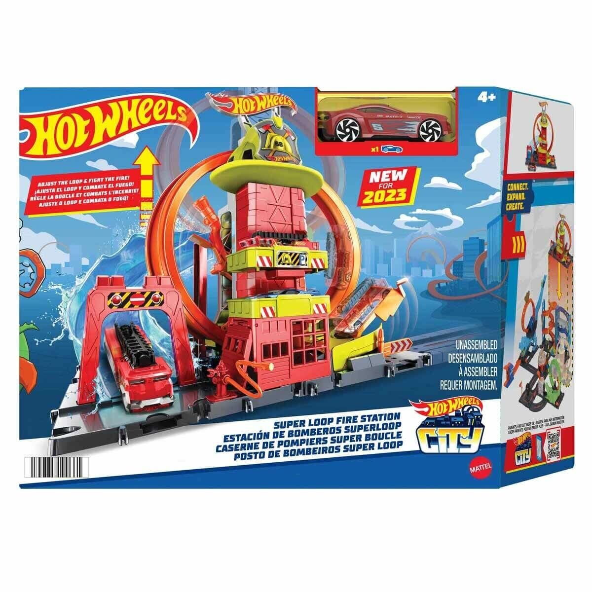 HOT WHEELS SUPER LOOP Gaisrinės stotis