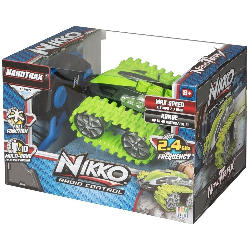 Nikko Mašina su pulteliu  RC All-Terrain Vehicle Nanotrax Electric Green, 15 cm