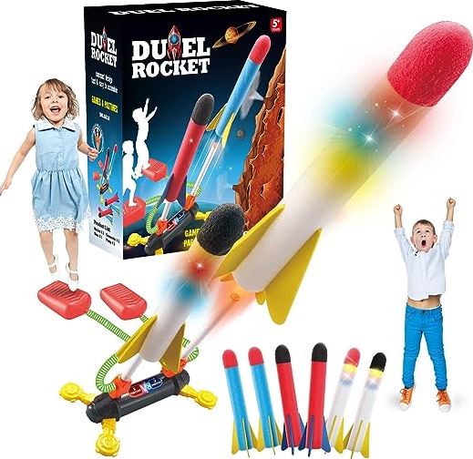 Žaidimas išskrendančios raketos. Duel rocket