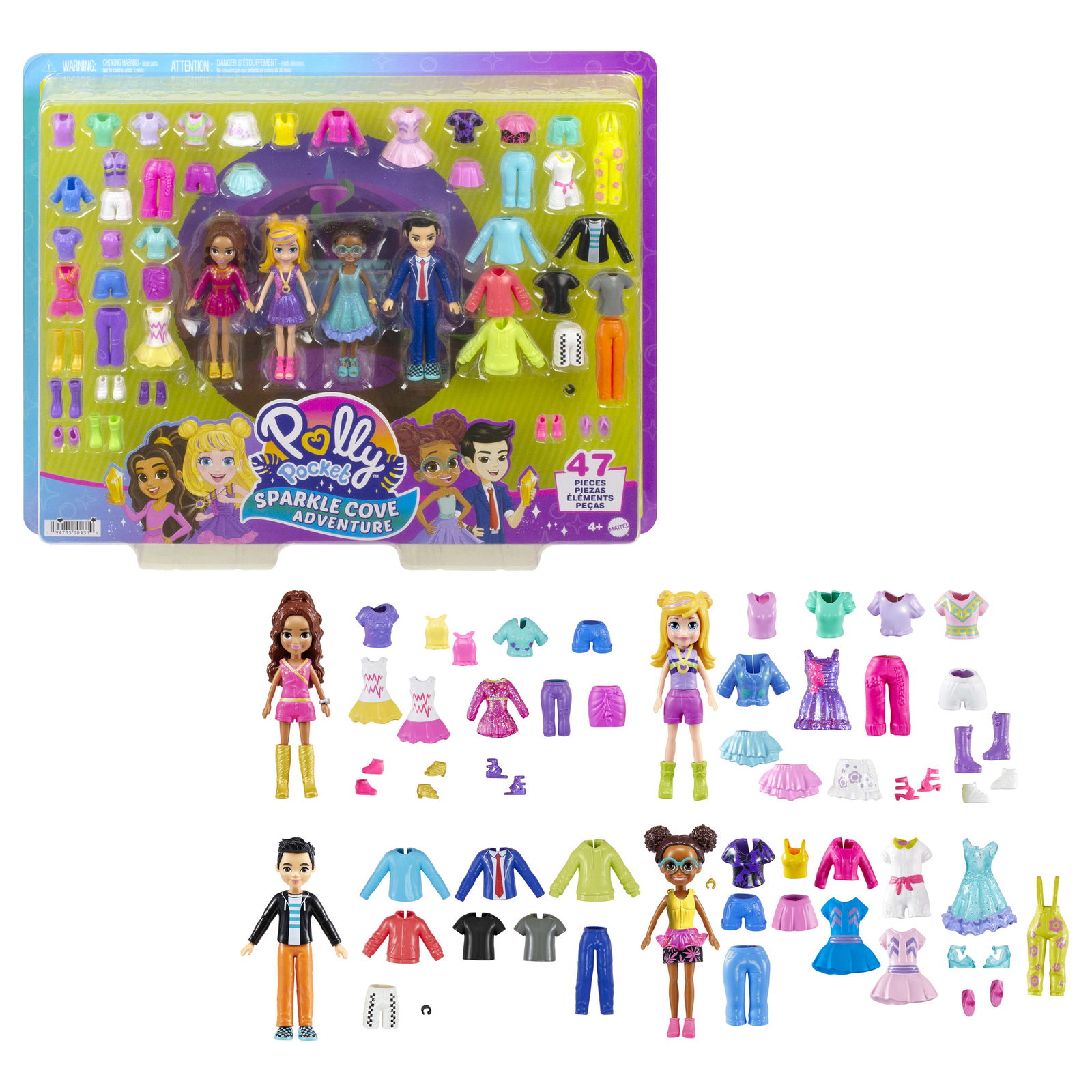 Polly Pocket Sparkle Cove mados rinkinys