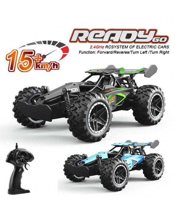 2.4GHZ 1:18 RC Car 15KM/H Mini didelės spartos automobilio radijo bangomis valdoma mašina