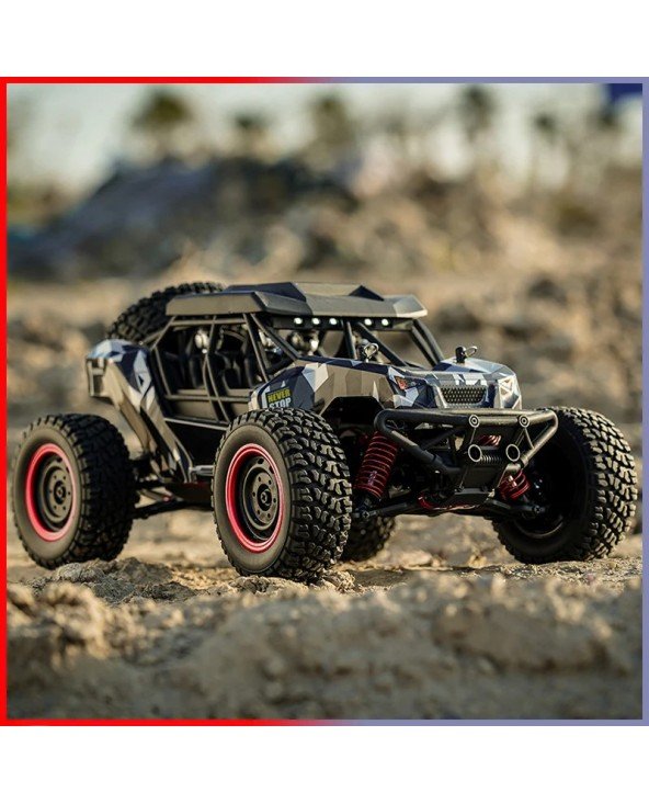 Rc Cars 390 High Speed 50KM/H 4WD 2.4G Nuotolinio valdymo automobilis su LED 1/16 Off Road 4x4 Monster Truck žaislai