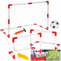 Vaikiškas futbolo vartų komplektas 2in 1