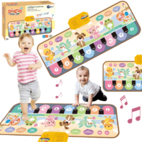 Interaktyvus Muzikinis kilimėlis šokiams Gyvūnai, 80 cm