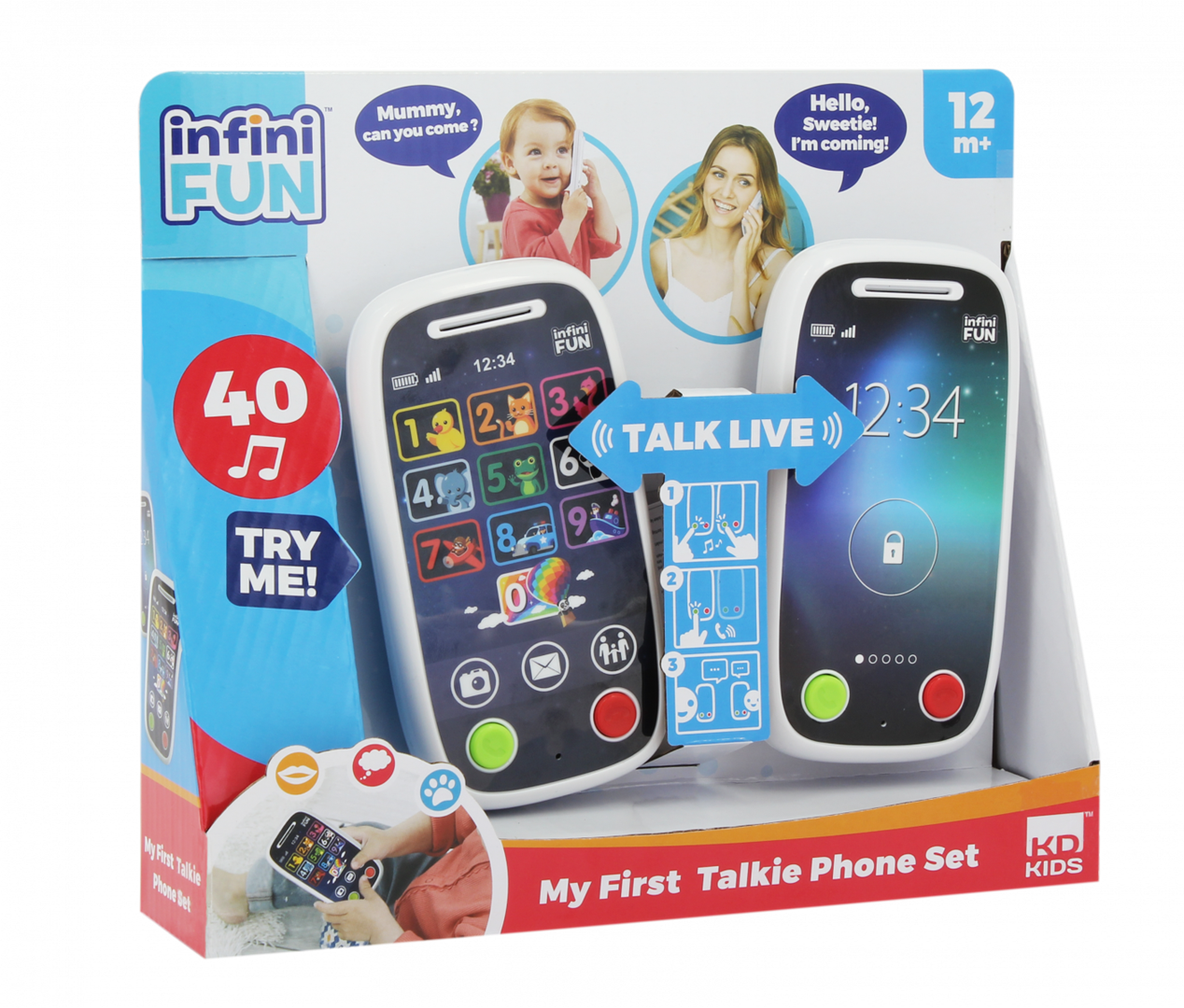 Telefonų rinkinys pirmiesiems pokalbiams INFINI FUN, S18040