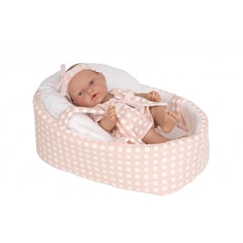Tikroviška Lėlė Arias Languotoje Nešyklėje 26 cm
