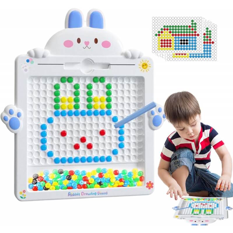 WOOPIE Magnetinė Lenta Vaikams MagPad Zuikutis, Montessori, 3+