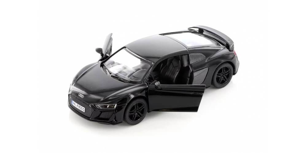 Kinsmart Žaislas Vaikams Automobilis, 2020 Audi R8 Coupé, Juodas